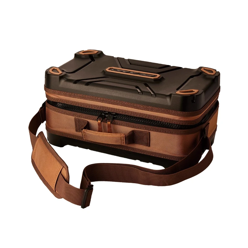 Plano Molding Guide Series Reel Locker | Revolutionary molded top and bottom for extra rigidity to keep expensive reels protected, Brown/Black, One Size