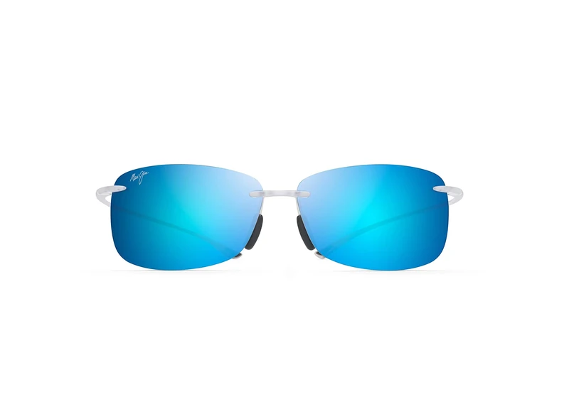 Maui Jim Unisex Akau Sunglasses, Blue 'Akau Crystal Matte, 62