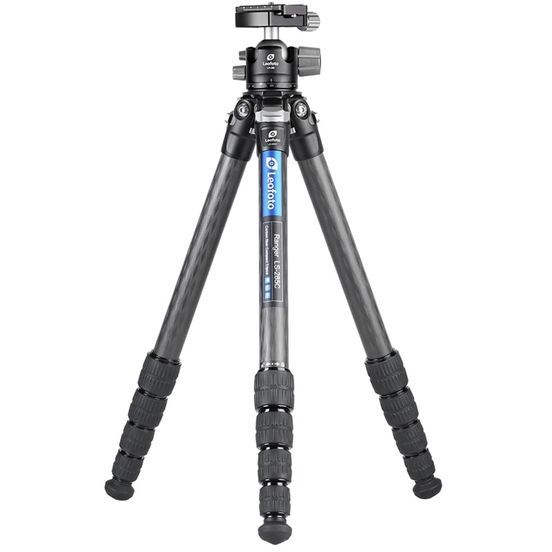 Leofoto - Ranger - Carbon Tripod including Ball Head - Legs adjustable in 3 Angles - Ideal for Macro Photography - LS-285C+LH-36