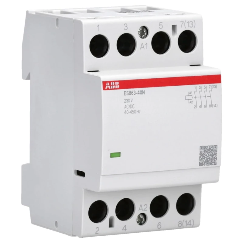 ABB ESB63-40N-06 Installation Switch (Close) 63A 4NO 0NC 230V Control Circuit 400Hz 1SAE351111R0640