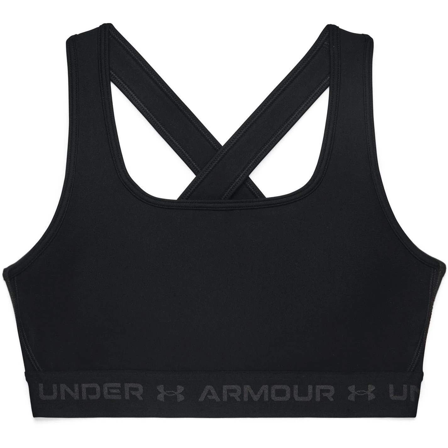 Under Armour Women's Crossback Mid Bra& Shirt
