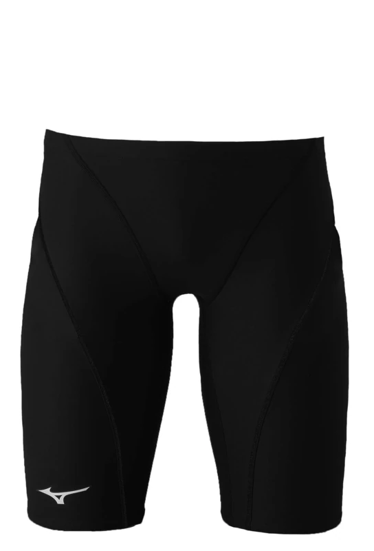 Mizuno Exer Men's Jammer Swimsuit, Black, Size 30