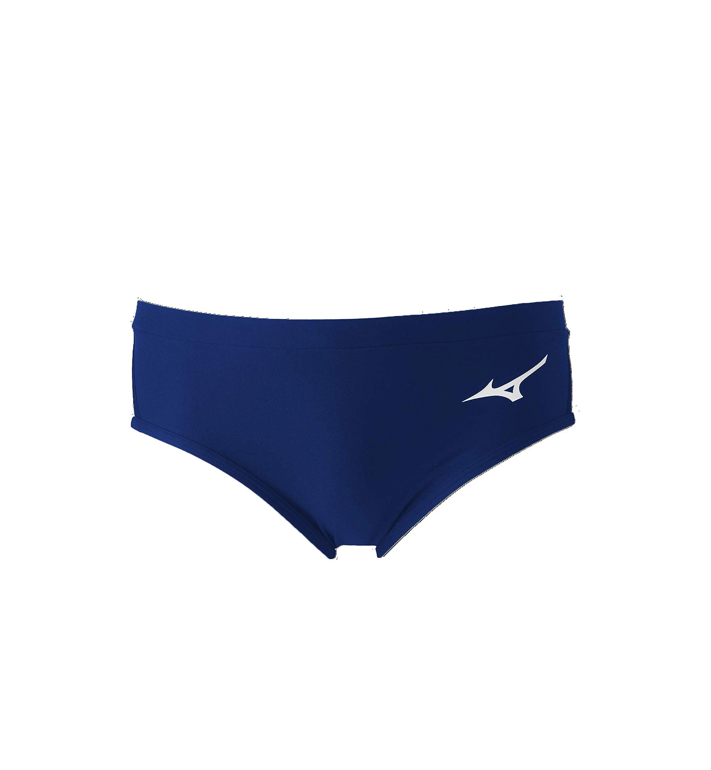 Mizuno Exer Men's Brief Swimsuit, Navy, Size 34