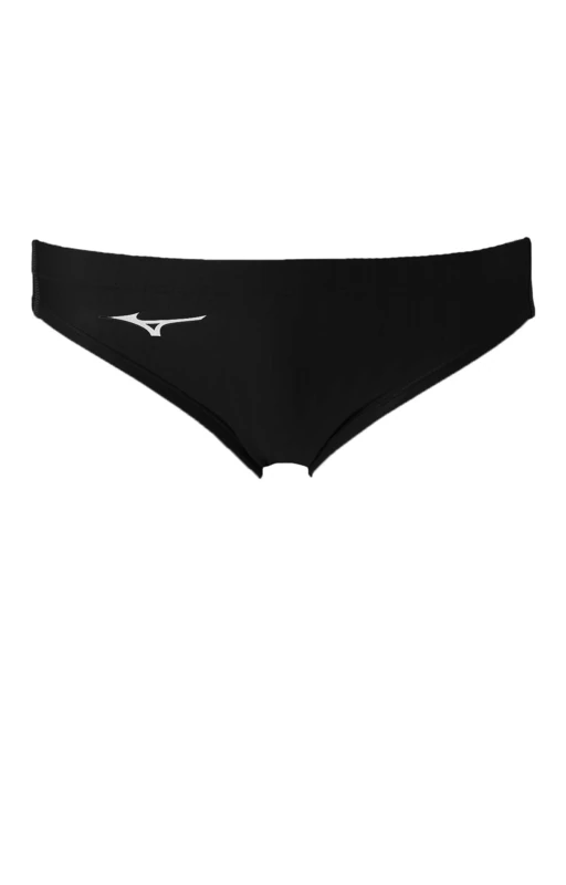 Mizuno Stream Ace Men's Brief Swimsuit, Black, Size 28