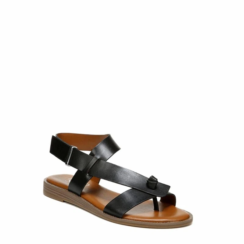 Franco Sarto Women's Glenni Sandal, Black, 7.5 UK