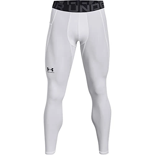 Under Armour Men UA HG Armour Leggings, Comfortable and robust gym leggings, lightweight and elastic thermal underwear with compression fit