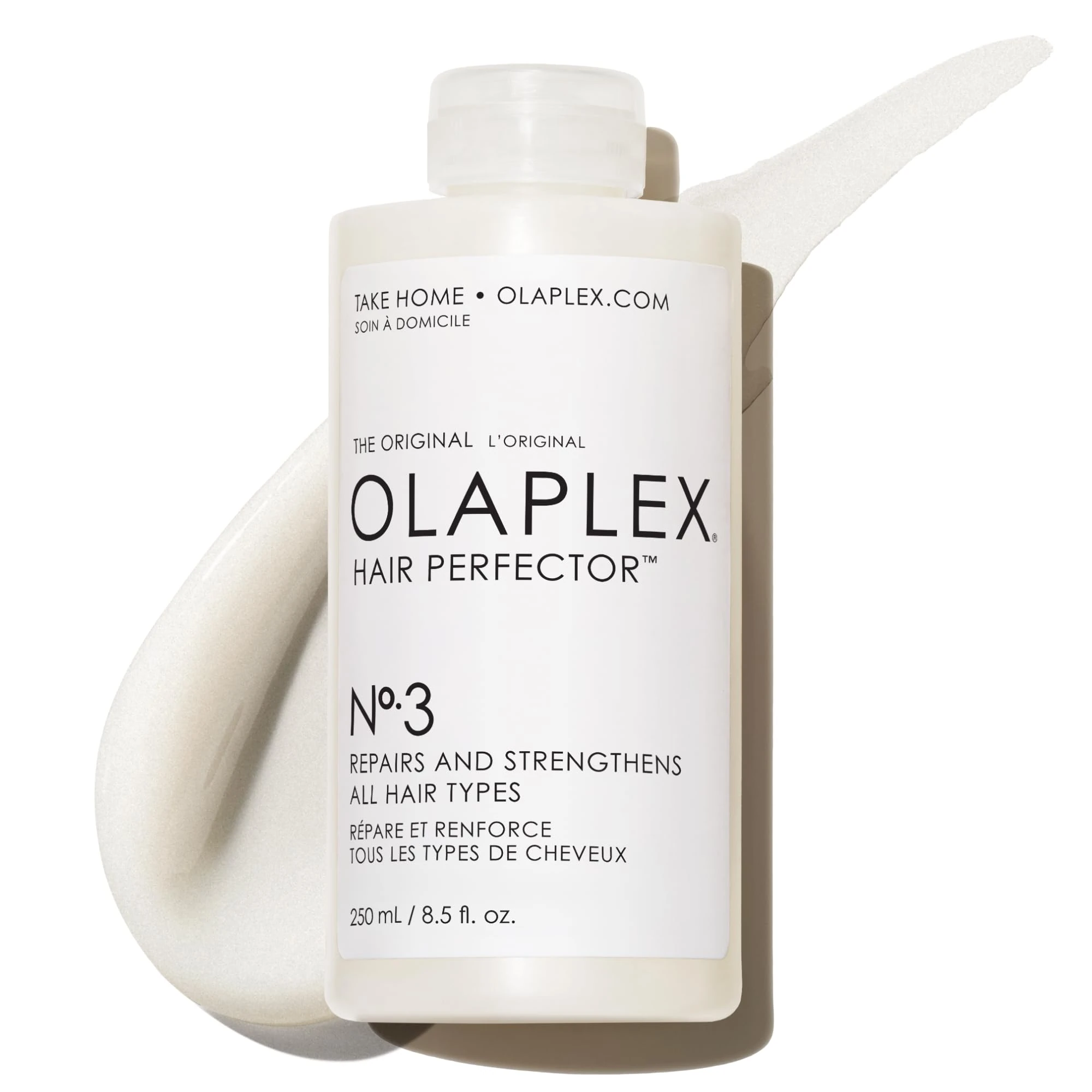 Olaplex No. 3 Hair Perfector Repairing Hair Treatment, Concentrated for Dry Damaged Hair, Repairs & Strengthens All Hair Types, 250ml