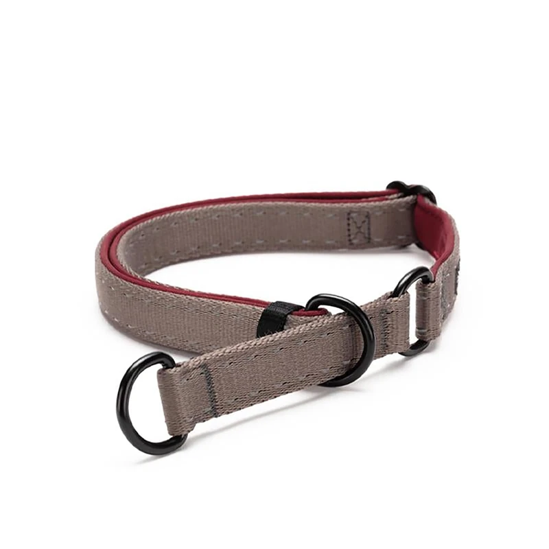 Snow Peak Dog Tape Choker, Grey, Large, Adjustable with buckle closure