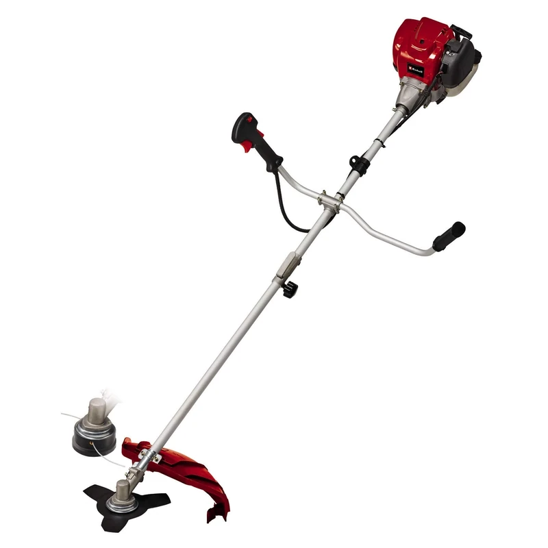 Einhell GH-BC 36-4S Petrol Brush Cutter - Powerful 2-in-1 Grass Trimmer and Scythe With 4-Stoke Engine, Metal Blades, 255/420mm Cutting Width, Bump Fed Spool - Petrol Strimmer With Harness