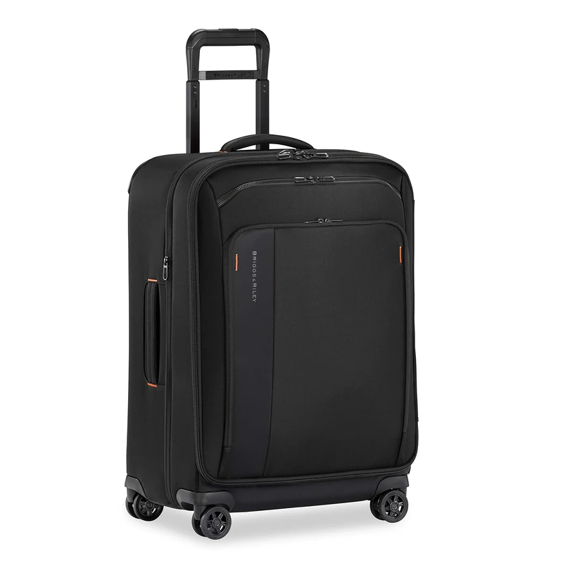 Briggs & Riley ZDX 74cm Large Expandable 4 Wheel Suitcase, Black