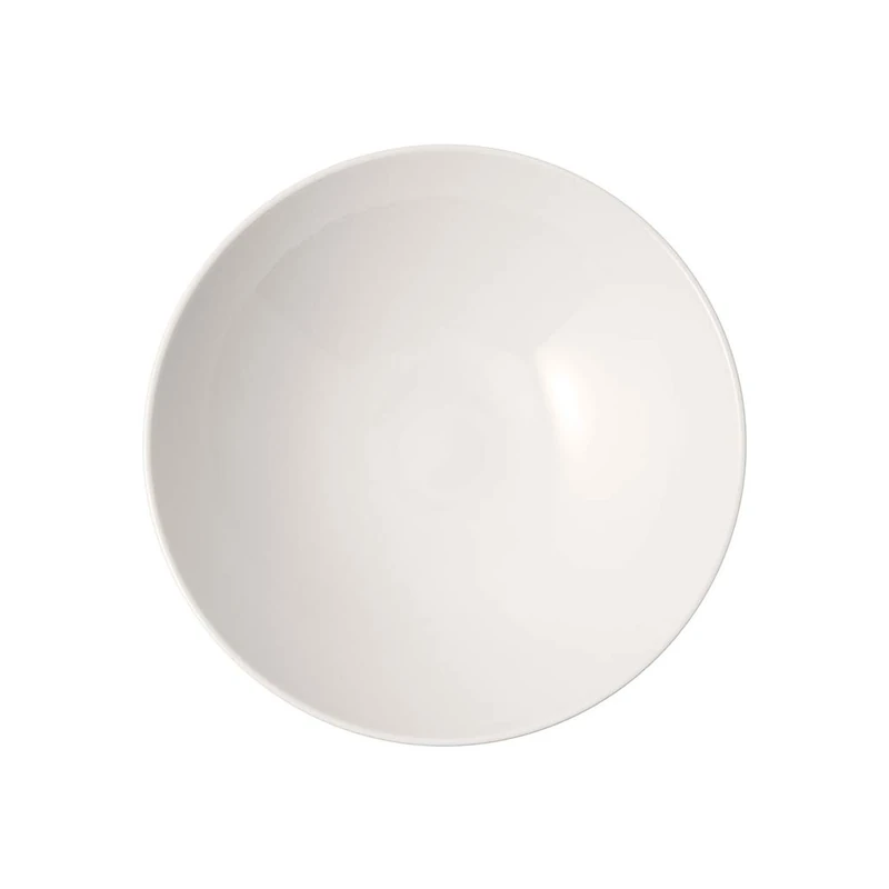 Villeroy & Boch - Iconic Bowl, Minimalist Bowl for Crunchy Salads, Premium Porcelain, Dishwasher Safe, White, 1 l