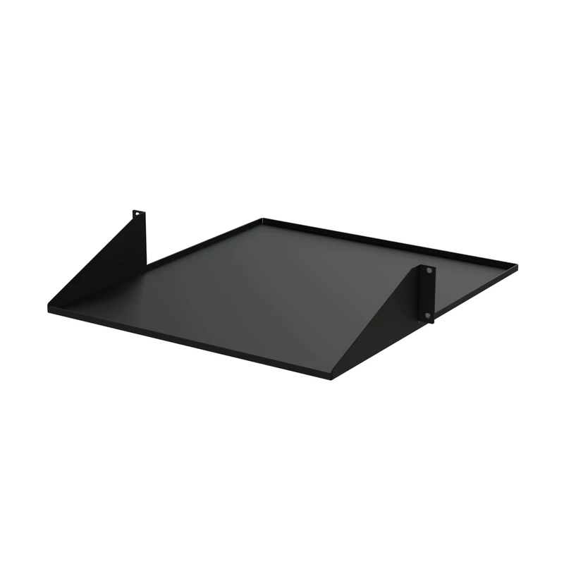 StarTech.com 2U 19" 2-Post Network Rack Cabinet Shelf - 20in Deep Center Mount Cantilever Tray Rackmount Shelf for AV/Data Equipment Enclosure w/Cage Nuts & Screws 75lb Weight Capacity (CABSHF2POST2) - Image 1