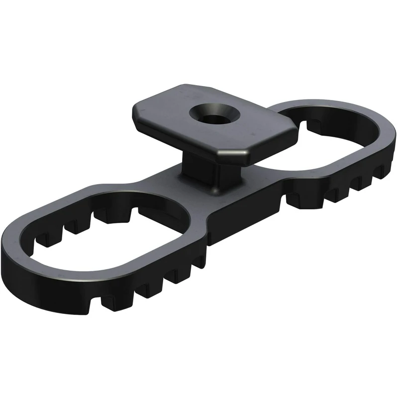 KARLE & RUBNER 7119 K&R Terraflex N6 mit Schraube A4 5x50mm für Holz-Unterkonstruktion Inhalt: 120 Stück Screw 5 x 50 mm for Wood Substructure Pack of 120, Black