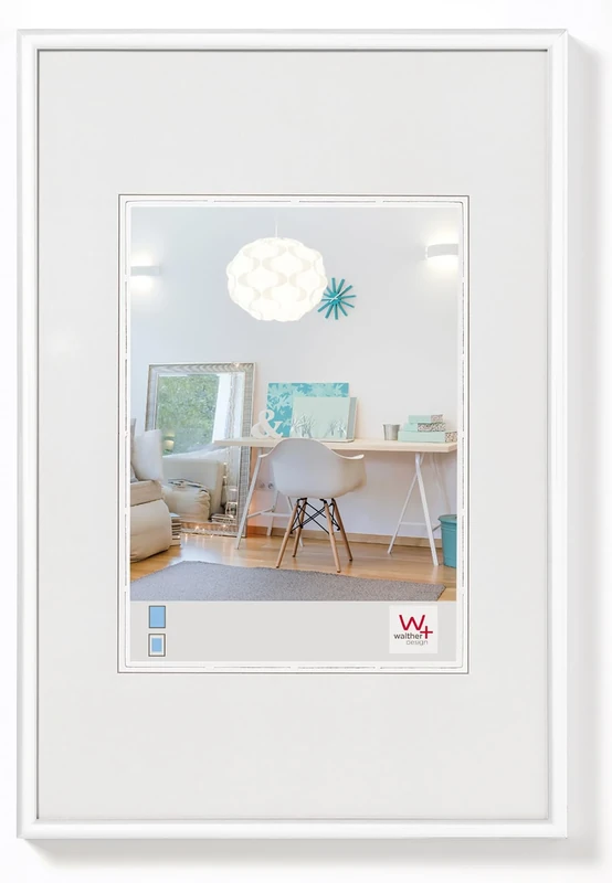 walther Design Picture frame White 40 x 60 cm 3-Pack, New Lifestyle Plastic frame KV460W3