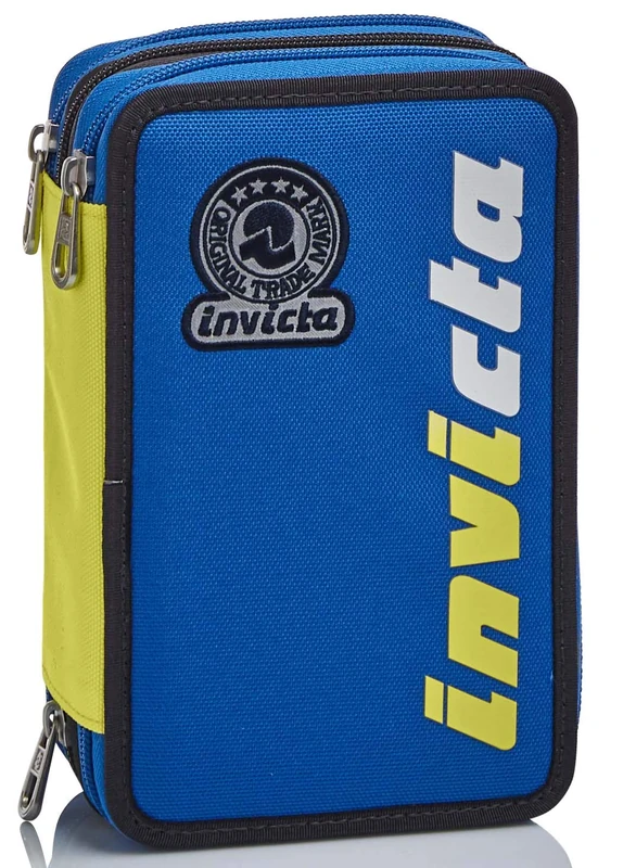 Seven Pencil case - Pen bag, multicolor, Box for Stationery, Pen Pouch filled with Pens, Markers & more, Perfect for School Supplies, for Teen Girls and Boys, 3 compartments, XXL KUPANG