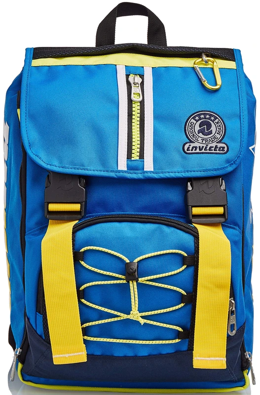 Invicta Backpack, KUPANG Expandable Knapsack, for Teen, Girls&Boys, Large Capacity, For School, Sport & Free Time, Italian Design, pattern