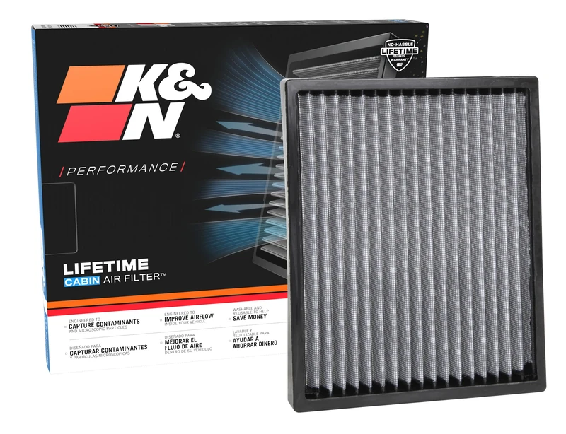 K&N Premium Cabin Air Filter: High Performance, Washable, Clean Airflow to your Cabin: Fits 2012-2020 HYUNDAI/KIA (Tucson, Sportage, Ioniq, Niro, Niro EV) VF2072