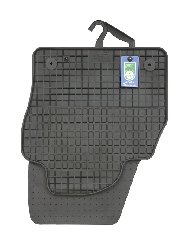PETEX 21210 Rubber Mats for Scala from 43586 / Kamiq from 43709 Black 4-Piece Set