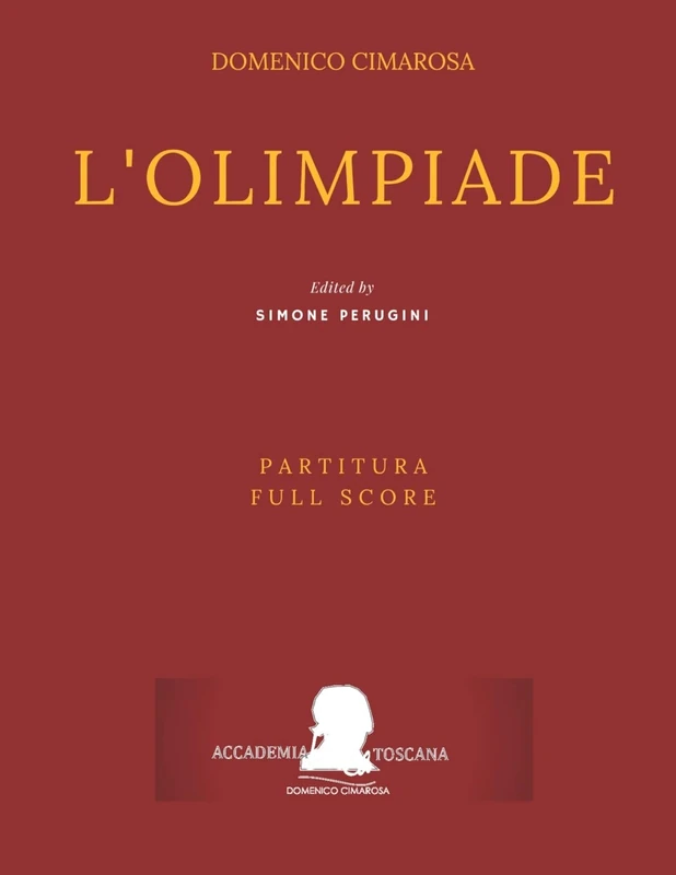 Cimarosa: L'Olimpiade: (Partitura - Full Score)