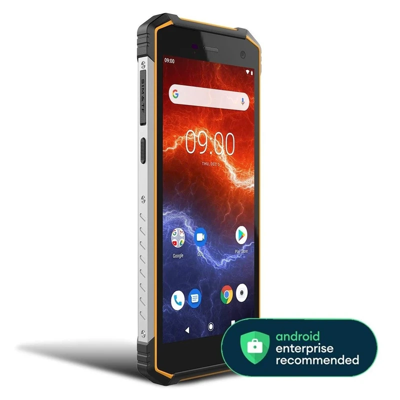 HAMMER Energy 2 Rugged Smartphone, 4G LTE, 5.5 inches HD+ IPS Screen, IP68 Waterproof Shockproof Android 10 Outdoor Mobile Phone, 5000mAh Battery, 32GB ROM, Dual SIM, GPS, UK Version – Orange