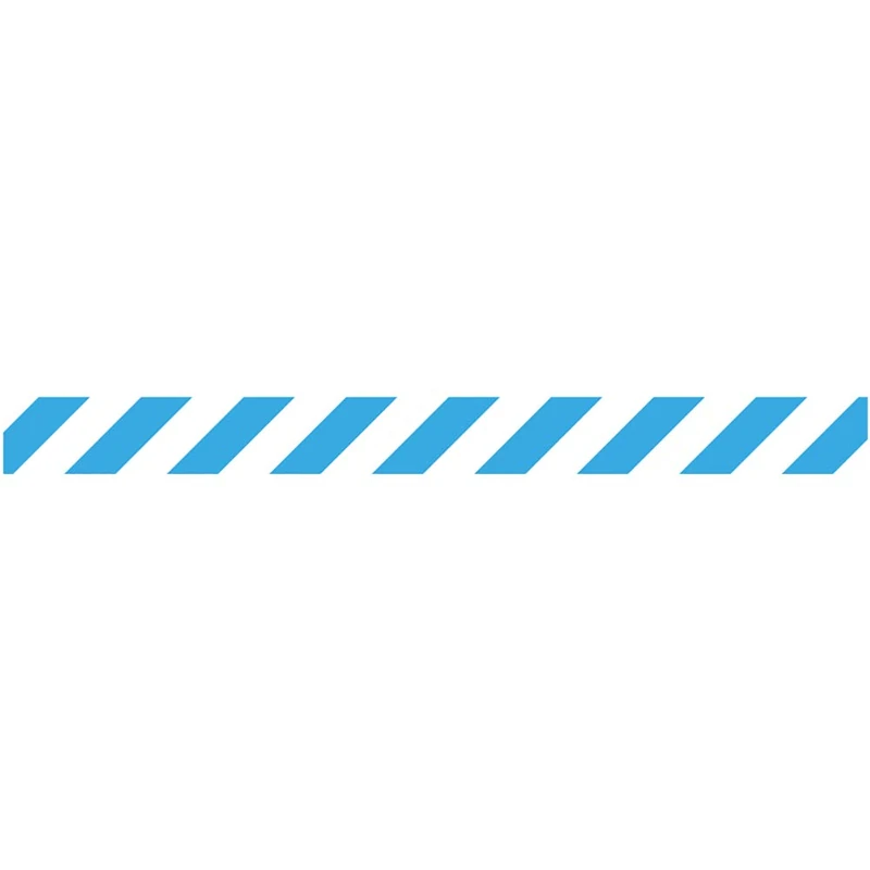Tarifold Fr 197501- Adhesive Strip Floor Marking: Blue/White - 1000 x 90 mm "Keep Your Distance Secure/Privacy Line", Pack of 1