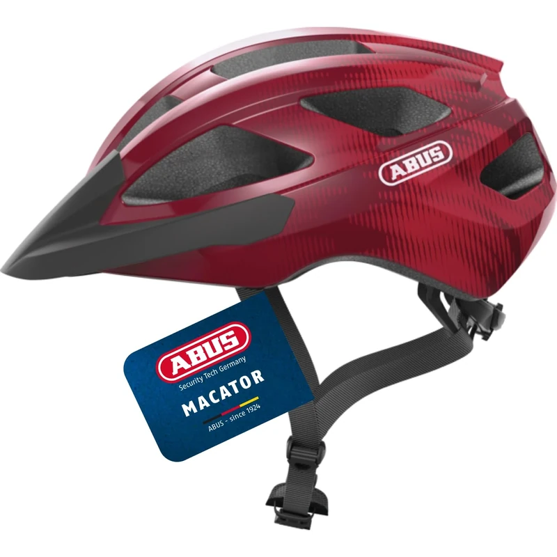 ABUS Macator road bike helmet - sporty bike helmet for beginners - also for pigtail wearers - for men and women