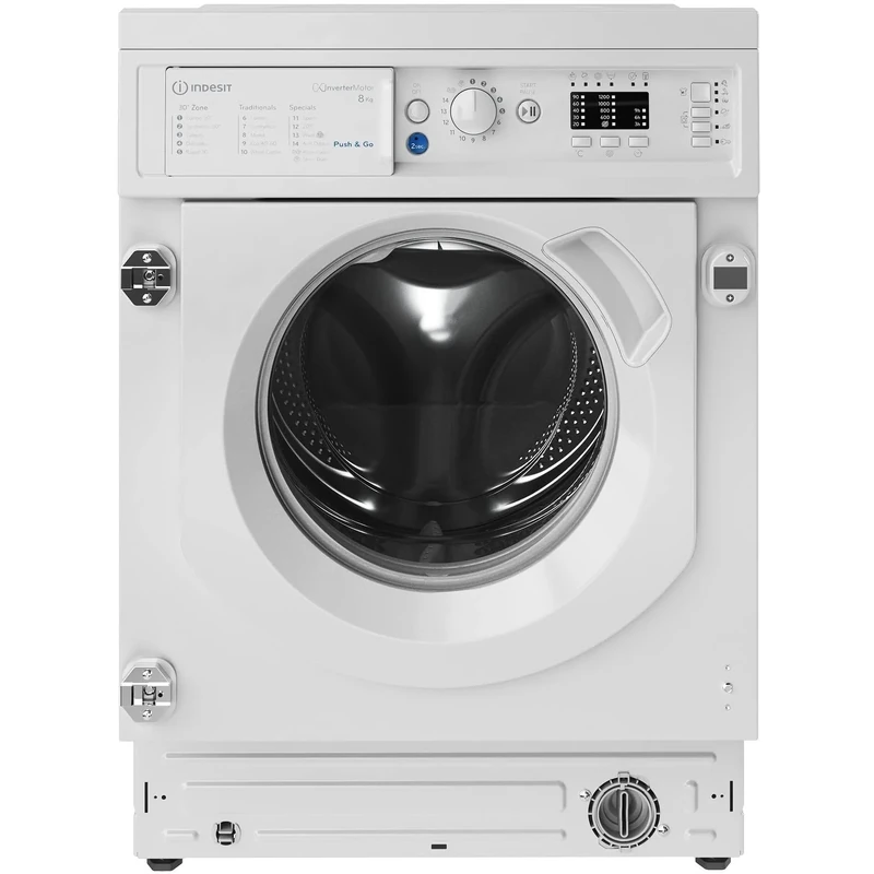 Indesit Built In BIWMIL81284 8kg Washing Machine 1200RPM A+++ - White