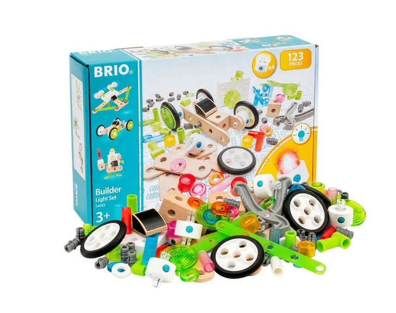 BRIO Builder Light Construction Set - Learning, Building and Educational Toys for 3 Year Olds and Up