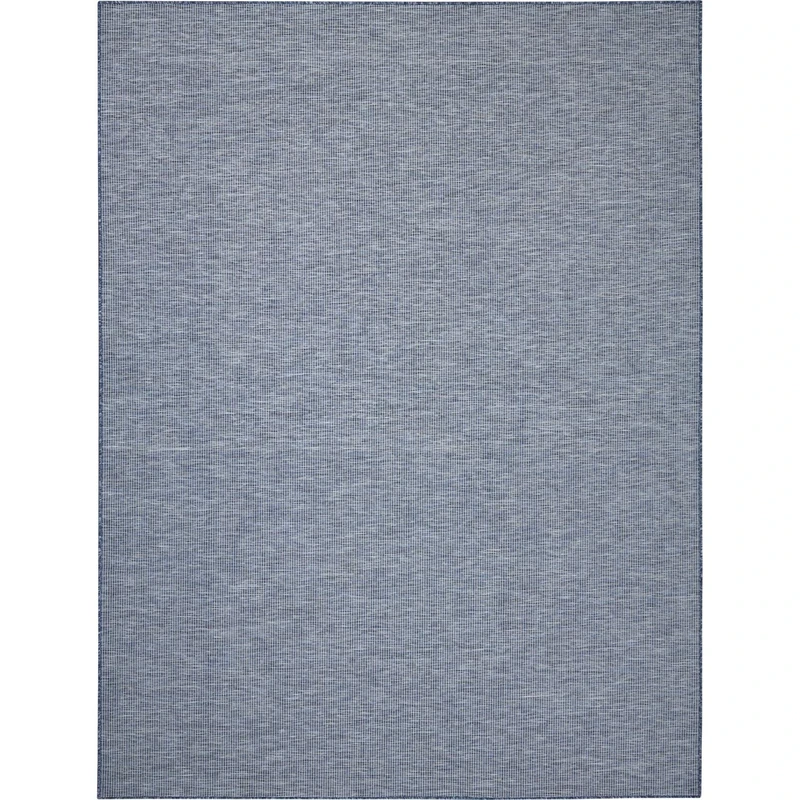 NOURISON Postiano Indoor/Outdoor Solid Navy Blue 8' x 10' Area Rug 8' x 10'