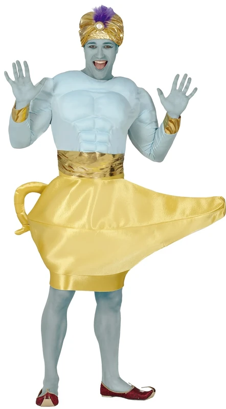 FIESTAS GUIRCA Adult Genie with Magic Lamp Costume