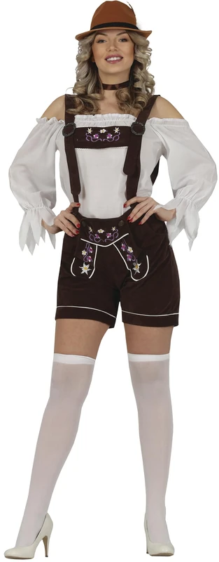 FIESTAS GUIRCA Oktoberfest Lederhosen Costume - Women Size 8-10