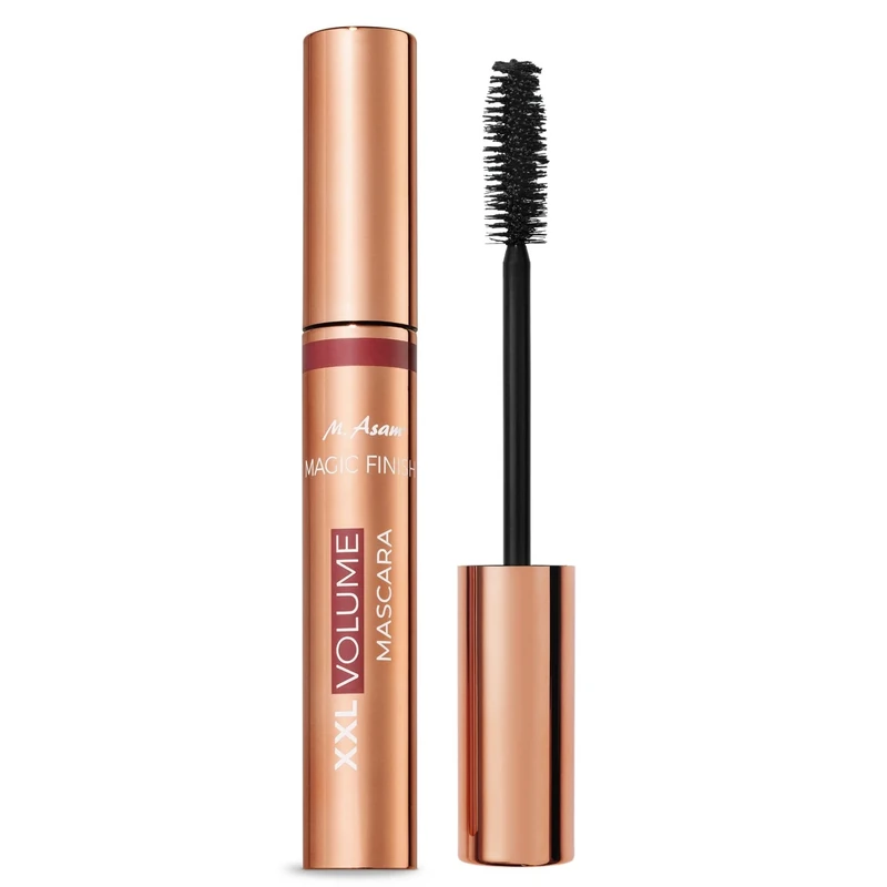 M. Asam Magic Finish Volume Mascara – Black Mascara for Enhanced Eyelashes, Innovative Make-Up Brush Technology Helps Capture Each Eyelash For Extra Length, 0.33 Fl Oz