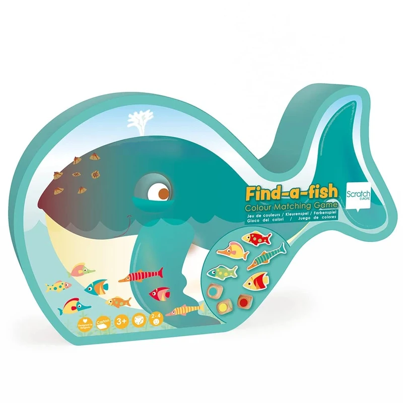 Scratch 276182205 Find-a-Fish Children's Color Game - Image 1