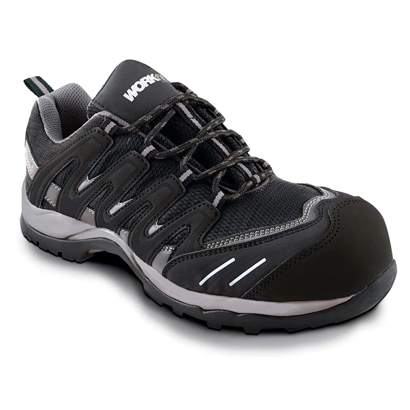 WORKFIT Trail Safety Shoes Black Size 43