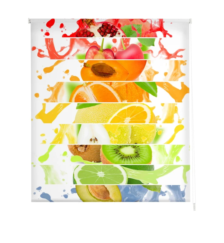 Estoralis C-1219 Roller Blind Translucent Digital Print Easy Fix Fabric, Multicoloured, 85 x 150 cm - Image 1