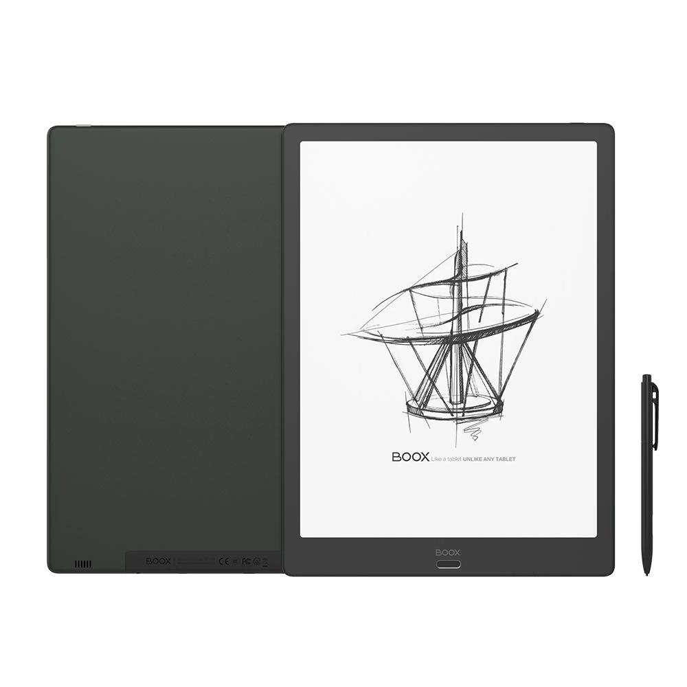 BOOX Max3 13.3 inch E-ink Tablet Black, Android 9.0 Touch Stylus Fingerprint Recognition 64GB Octa-Core WiFi BT OTG