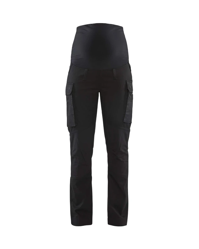 BLAKLADER Maternity Service Trousers Stretch XL - Black