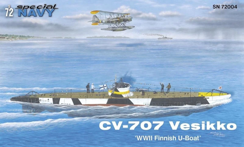 Special Navy 1:72 - CV 707 Vesikko WWII Finnish U-Boat