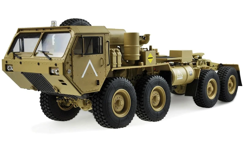 Amewi 22436 U.S. Military Truck V2 8x8 1:12 Tractor Sand Colour Military Truck