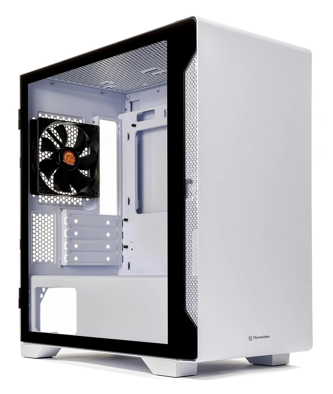 Thermaltake S100 Tempered Glass Snow Edition - Micro Tower - PC - White - micro ATX - Mini-ITX - SPCC - 16.5 cm