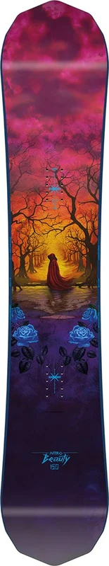 Nitro Women's Beauty BRD'21 Snowboards, Multi-Colour, 150