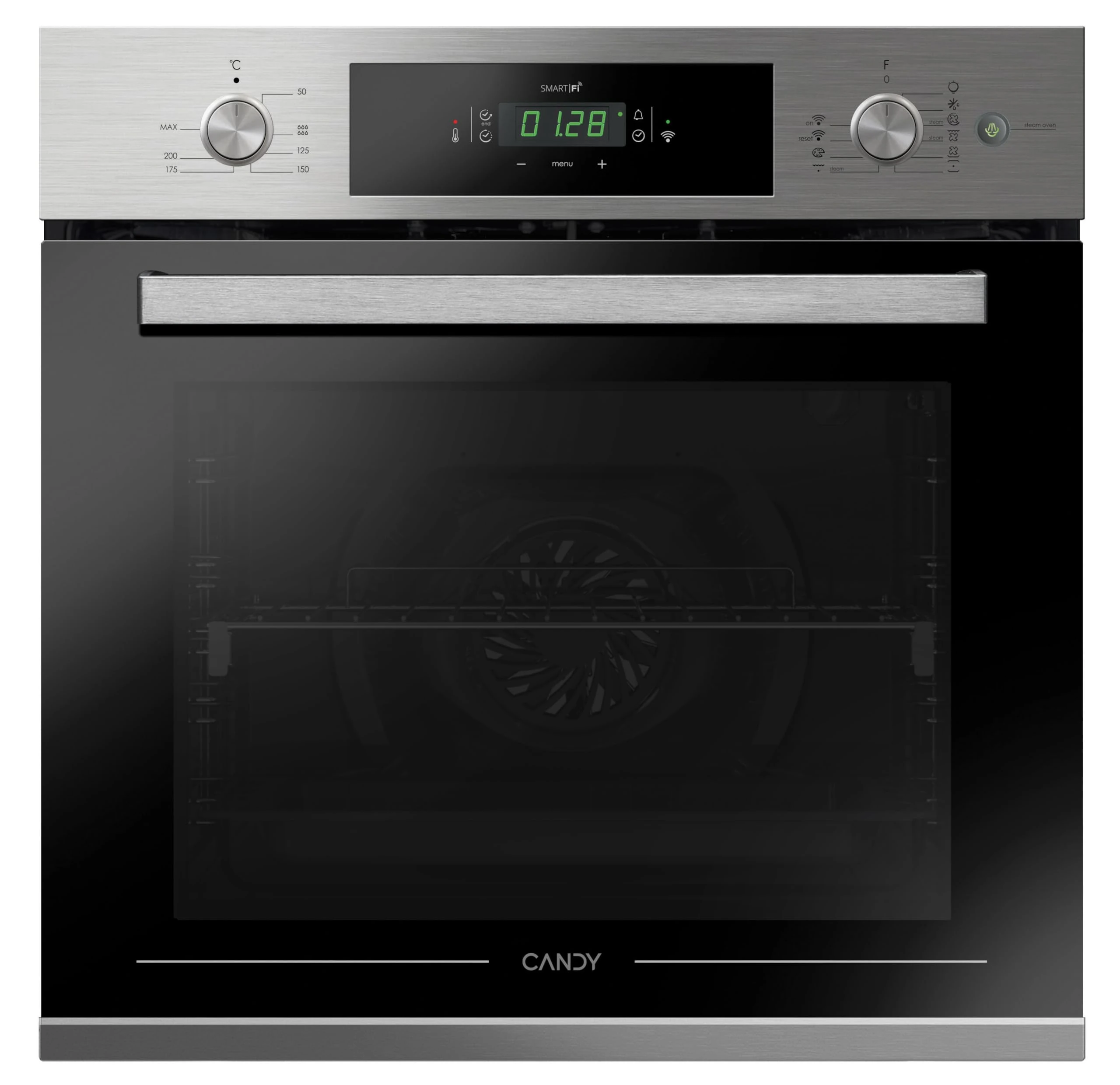 CANDY Electric Single Oven - 70L, Stainless Steel, Multifunction, Steam Feature, A Rated
