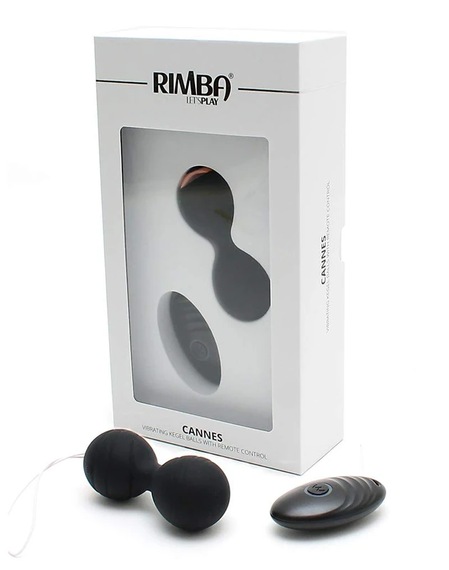 Rimba Cannes Vibrating Balls - Black-Gold, 0.2 kg