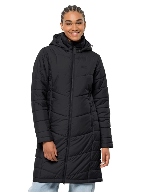 Jack Wolfskin North York Winter Coat Women's Winter Coat - Black, Large