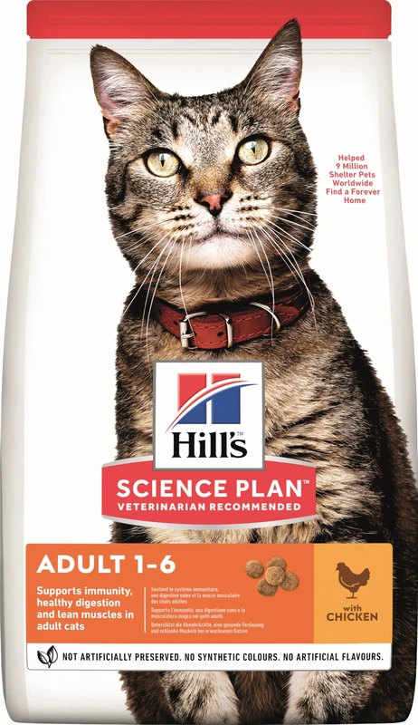 Hill's Science Plan Adult Chicken Cat Food - 3kg Bag
