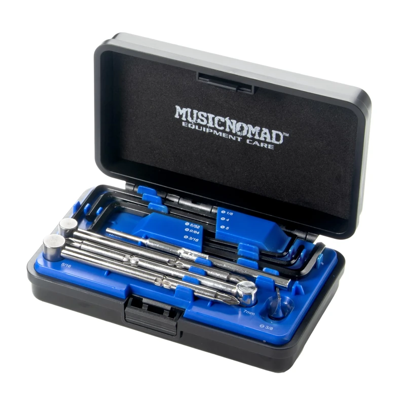 MusicNomad Premium Guitar Tech Truss Rod Wrench Set - 11 pcs. MN235 - Image 1