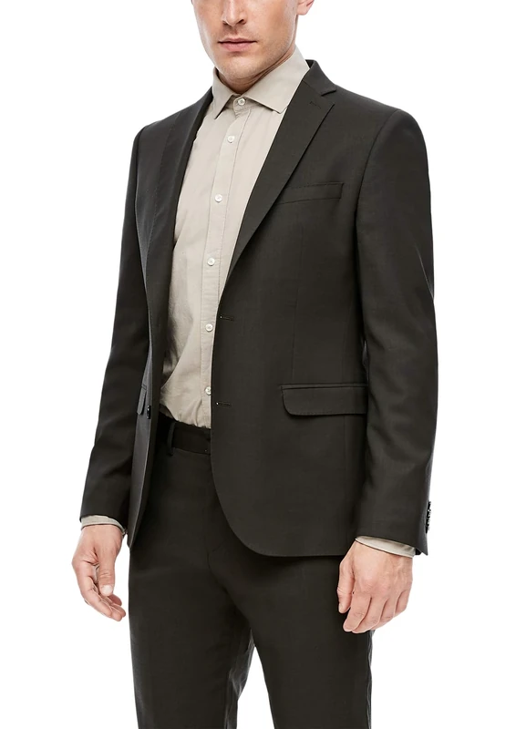 s.Oliver BLACK LABEL Men's 160.11.899.15.153.1229365 Business Suit Jacket, 7969, 44