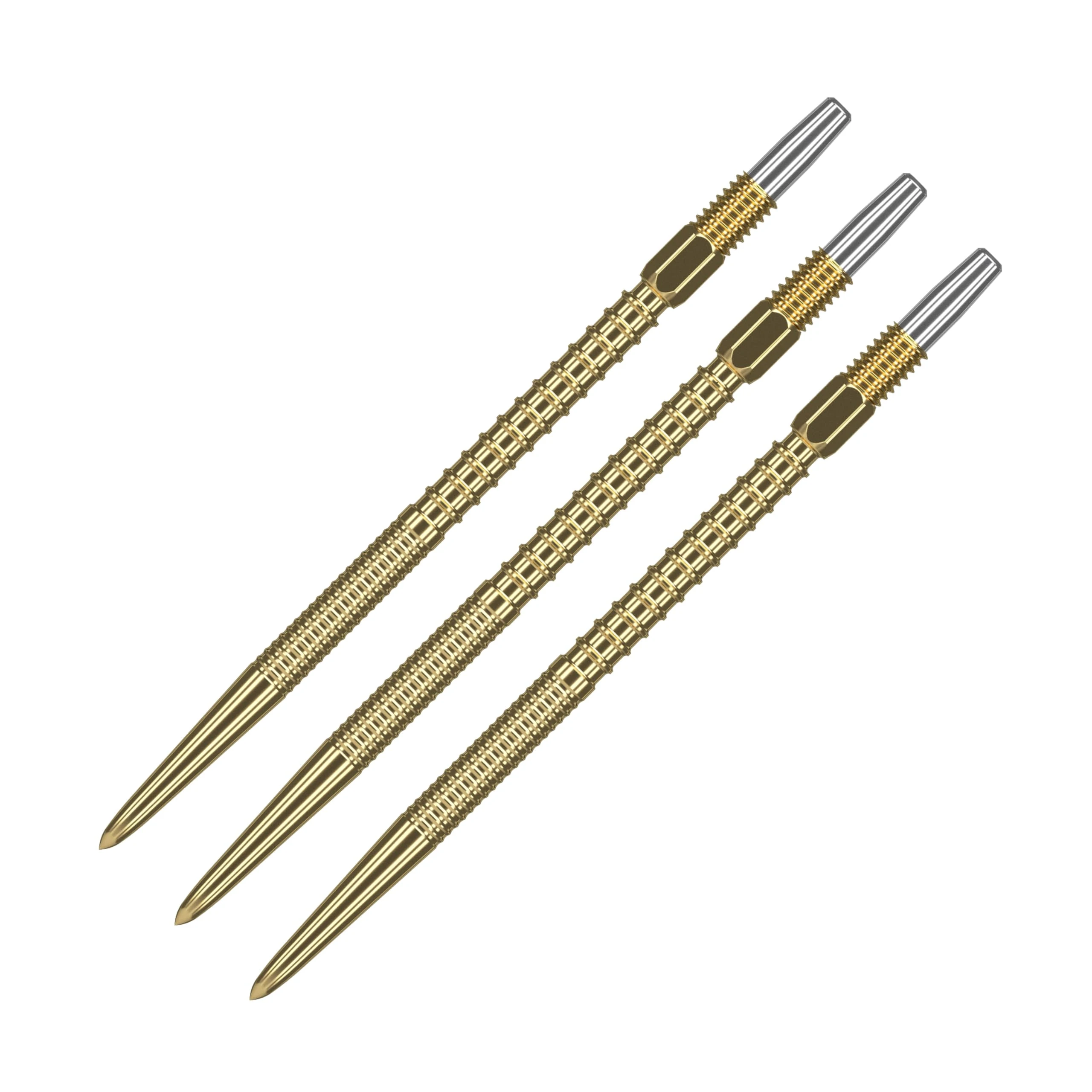 Target Darts Swiss Points, Fire Swiss Point Dart Tips (3 Pack Set of Tips) 30MM, Gold | Change Dart Points, Professional Darts Accessories