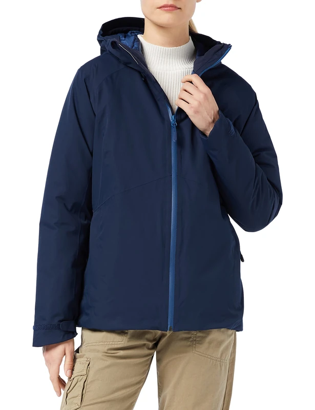 Jack Wolfskin Women's Argon Storm Jacket W Weatherproof Jacket, womens, Weather protection jacket, 1111591-1910005, midnight blue, XL