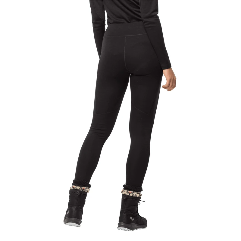 Jack Wolfskin Women's Arctic Xt Tights, Womens, Women's Tights, 1806262, Black, XS - Image 1